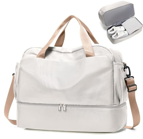 SZLX Bolsa de Viaje 40x20x25 para Ryanair,Bolsa de Mano Equipaje de Fin de Semana 40x30x20 para Mujer,Impermeable Bolsa de Deporte para Gimnasio,Bolso de Natación para Playa