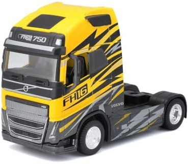 BBurago BBU 1:43 Volvo FH16 Yellow/Metals 32205
