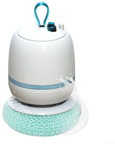 Lavavajillas eléctrico inalámbrico para cocinas compactas y tareas de limpieza efectivas (rosa)