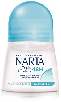 Narta – Deodorant Damen Bille Erdbeere, wirksam 48 h, 50 ml, 1 Stück
