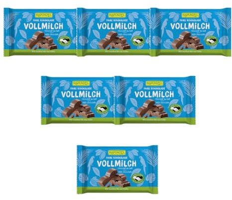 Rapunzel Bio Vollmilch Schokolade HIH (6 x 100 gr)