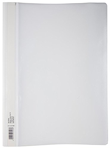 10 Schnellhefter DIN A4 / PP / extra stark / Farbe: weiß