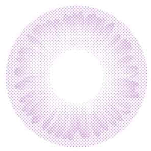 Matlens – EOS Farbige Kontaktlinsen ohne Stärke violet lila Big eyes Bubbly 2 Linsen 1 Kontaktlinsenbehälter 1 Pflegemittel 50ml