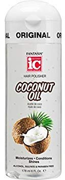 Fantasia IC Serum with Coconut Oil, 177.44 ml - Shine Serum, Strengthening, Softening, Damage Control, Healthy Hair