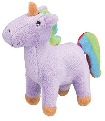 Peluche a forma di unicorno, con erba gatta