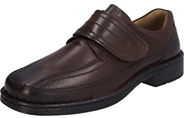Josef Seibel Bradfjord 06 Herren Slipper | Klassischer Halbschuh aus Echtleder | Mit Klettverschluss
