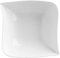 Saladier Carré Design Vague - 24 X 24 Cm - Porcelaine