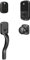 Yale Assure Lock SL, Wi-Fi and Bluetooth Deadbolt with Ridgefield Handleset - Compatible with Alexa, Google Assistant and HomeKit - Black Suede