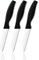 vendify® Premium Keramikmesser 3er Set extrem scharf 16,5 cm lang - Küchenhelfer Messer mit weißer Keramikklinge Universal-Küchenmesser für Obst, Gemüse & Fleisch, Schälmesser aus Keramik