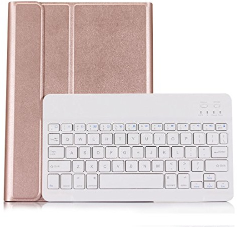 Lobwerk 2in1 Bluetooth Tastatur und Cover für Huawei Honor 6 T10/T10S Matepad Case Schutz Hülle
