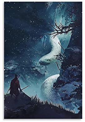 SIPMAN SEKIRO Leinwanddruck, Heimdekoration, Poster für Zimmer, ästhetische Wandkunst, Poster, ungerahmt, 30 x 45 cm