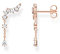 THOMAS SABO Ohrringe Ear Climber Eiskristalle