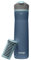 Contigo Clybourn Chill Freeflow Filtration Edelstahl-Wasserflasche mit auslaufsicherem Deckel, 680 ml, gefilterte Wasserflasche mit Kohlefaserfilter, hält bis zu 6 Monate, dunkles Eis