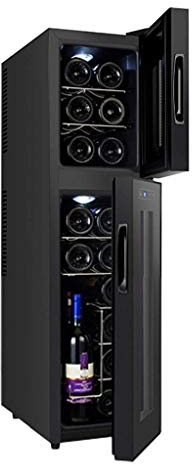 ATAAY Gabinete Independiente para 18 Botellas Refrigeradores de Vino Integrados y autónomos