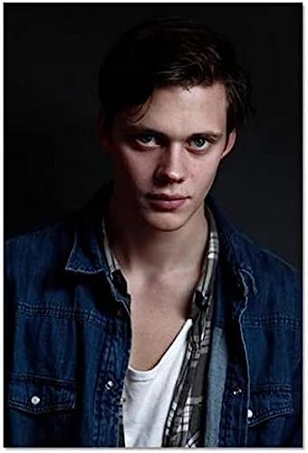 Poster Bill Skarsgard Filmstar Poster Foto Porträt Bilder Poster Und Drucke Leinwand Malerei Home Decor 50X70Cm Kein Rahmen