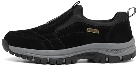 ACosySch Orthopädische Schuhe Herren extra breite Schuhe Slip On Walking Schuhe mit Fußgewölbestütze,leichte Outdoor SchuheLeicht Arbeitsschuhe