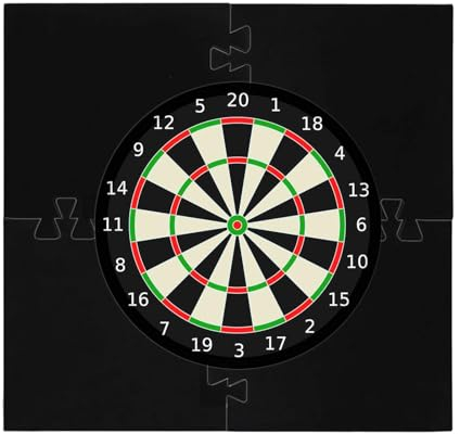Generic Quadratischer Klimaneutraler Dartring, Surround Ring Für Dartboards Mit Farbauswahl, Schutz Von Wand, Boden, Dartpfeil Und Flight, Dart Board Wall Protector Ring Splicing, PN0JX2OAH2NV5QWTTNA
