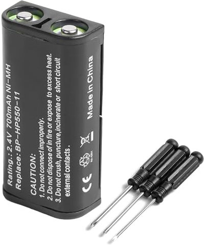 SHAWOROCE Akku BP-HP550-11 Kompatibel mit Sony Kabellose Kopfhörer MDR-RF810R MDR-RF811RK MDR-RF855RK MDR-RF860R MDR-PF970RK MDR-RF4000 MDR-IF245RK Headset Wireless NI-MH Batterien 700mAh 2,4V