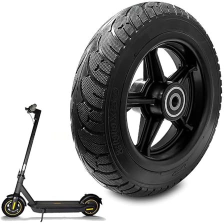 Cerkkapo 8 Zoll E Scooter Reifen, Voll Vorderrad 200x50 Scooter Reifen mit Nabe,Rutschfest,Stoßfest,Ersatzräder für Scooter,Elektroroller Vollgummireifen, für Elektro RollerVorderrad