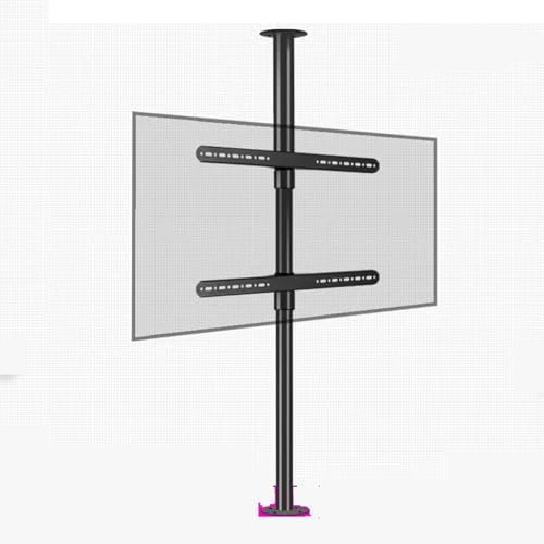 GUODDM LCD Fernseher 360 Grad Drehbarer Rahmen Bodenständer – Trennwand Drehbares Rack Drehbarer TV Schrank Drehbare Basis, Passend Für 32-75 Zoll LED Bildschirme(170-205cm)