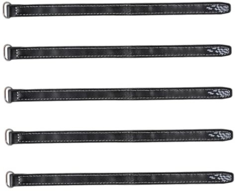 BEAHING Drone Battery Strap RC UAV Lithium Battery Cable Tie Compatible with FPV 5PCS 15x250mm Black drone battery strap