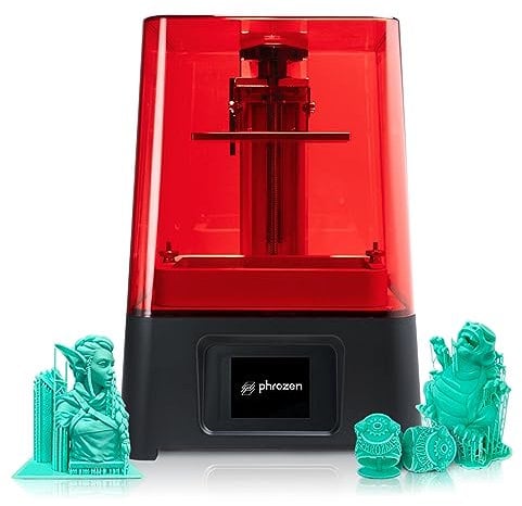 Phrozen Sonic Mini Resin 3D Drucker | 5,5 Zoll 8K Mono-LCD Bildschirm mit 22 µm Auflösung | Druckgröße 165x72x170mm | Mini 3D Printer geeignet für Anfänger