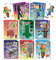 DEJIN 16 Pieces Boys Miner Gaming DIY Kids Make a Face Stickers, Make Your Own Party Favor Bag for Sticker Birthday Party Supplies Party Bag Fillers Boys Girls Gift