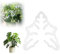 Pflanzenstütze Monstera Pflanzenstütze Staudenhalter Garten Stützring Monstera Grappler Durchsichtige Pflanzenstütze Stängelstützenhalter Monstera Pflanzenclip Pflanzengreifer Stielhalter Acryl (B)