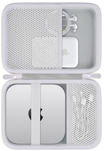 co2CREA Hard Storage Travel Protective Case for Apple 2024 Mac Mini M4/M4 Pro Chip Desktop Computer,Case Only