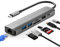 Oblinple 7 in 1 USB C Hub, Multiport Ethernet Adapter mit 4K HDMI, PD 100W, LAN RJ45, USB 3.0 5Gbps, USB 2.0 Port, SD TF Kartenleser, Typ C Docking Station für MacBook Air iPad Pro Samsung Surface