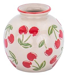 Sass & Belle Mini-Vase, Kirschrot