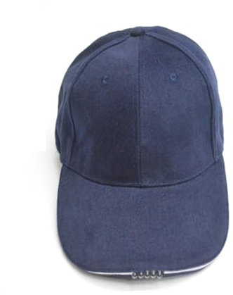 Yardwe Casquillo Llevado Sombrero con iluminación LED Sombrero Llevado Tapa de Linterna LED Gorra con luz LED Blue