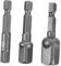 Ciieeo 3pcs Power Drill Socket Adapter Impact Grade Extension for Versatile Compatibility with Drill Chuck and Wrench Extender Tool