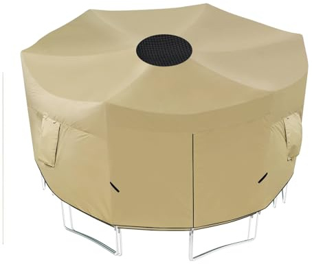 Trampolin-, Sonnenschutz, Baldachin, Markise für Trampolin, faltbar, wasserdicht, reißfest, Zeltabdeckung, Schattenschutz für Rasen, Terrasse, Hinterhof