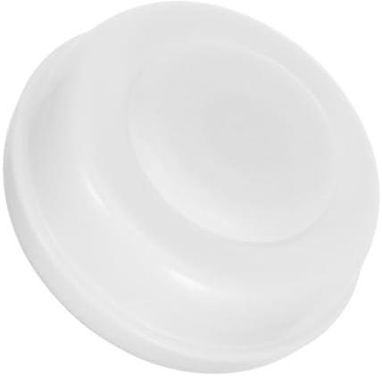 Babyflaschen Verschlusskappe mit Silikondichtung, 1 Satz | Milchflaschen mit 4-gewinde, 5cm Durchmesser, Weiß, Pp und Silikon, Auslaufsicher