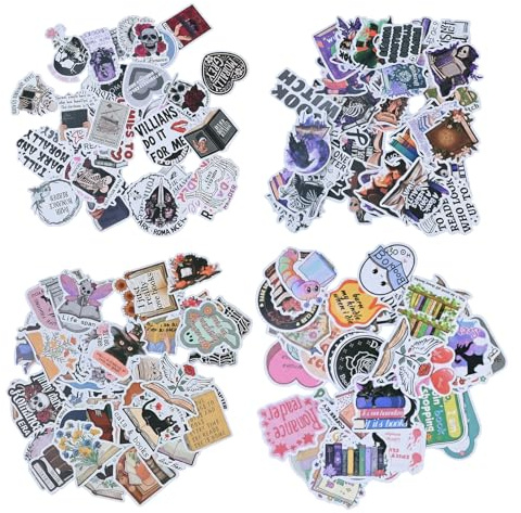 200Pcs Laptop Stickers Waterproof Vinyl Cute Stickers Scrapbook Sticker Cartoon Style Suitcase Sticker for Car Phone Water Bottles Notebook Skateboard Computer Wall Window
