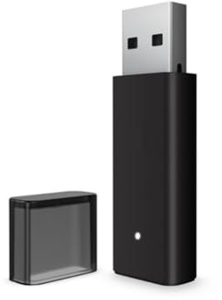MuchLuckystar Wireless Adapter for Xbox Controller, 2nd Gen USB Dongle for PC for windows 10, ABS Gaming Accessory with Setup, Compact Black Design