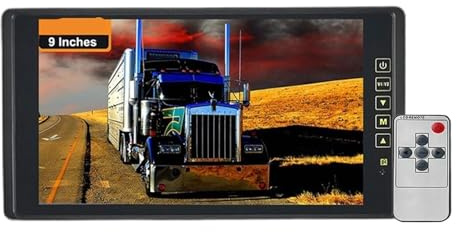 9 Clip on Rearview Mirror TFT LCD Monitor 12/24V HD Reversing 4PIN Camera For Car Truck Bus IP68 Waterproof(Only Monitor)