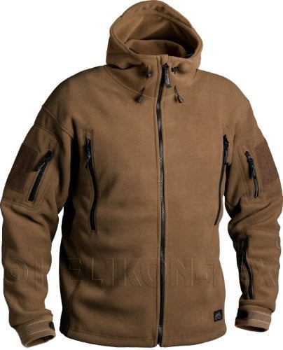 Helikon-Tex Patriot Jacke -Double Fleece- Coyote, Coyote, XXXL