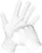 Dermatological Cotton Moisturising Gloves Against Eczema - Fine Lines - Pack of 3 - Overnight Dry Hand Eczema Sleep Gloves