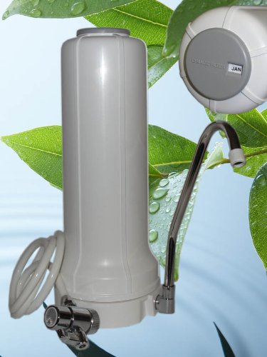 Auftischfilter mit Memotool, Wasserfilter, passend für Carbonit Aktivkohlefilter