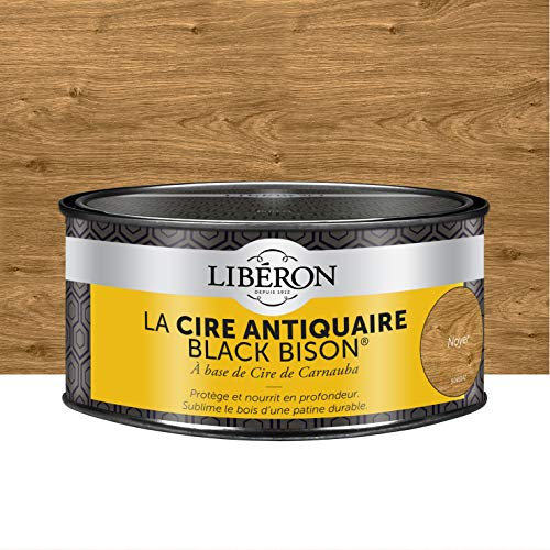 Libéron Cire antiquaire Black Bison en pâte, Noyer 500cc