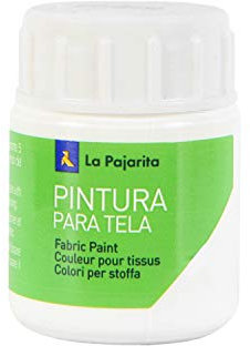 Pintura para tela la pajarita blanco 25 ml