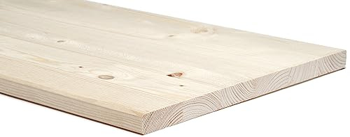 Pannello / Tavola lamellare abete mm 18 - dim: 60 x 100 cm (1 pz.)