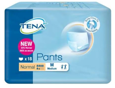 Tena Pants Original Normal Size Medium Incontinence Pants | 1 Pack of 18