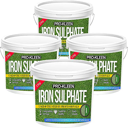Premium Iron Sulphate Lawn Tonic/Lawn Conditioner | Easily Soluble Damp Grade | Makes up to 10000L & Covers up to 10000m2 (10 KG)