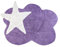 Aratextil Mimosa Tappeto per Bambini, Cotone, Lilla, 120 x 160 cm
