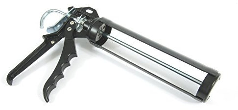 Concept Distribution 210013 18:1 Push Ratio Professional Caulking Gun with 310/400 ml Tubes - Black Silver