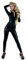 The Latex Collection Damen 29000681021 Latex Catsuit, Small, Schwarz (Nero 001), One Size (Herstellergröße