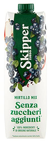 Zuegg Skipper Succo di Mirtillo senza Zucchero, 1000ml